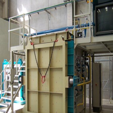 Large Scale Vertical Fire Resistance Test Furnace 