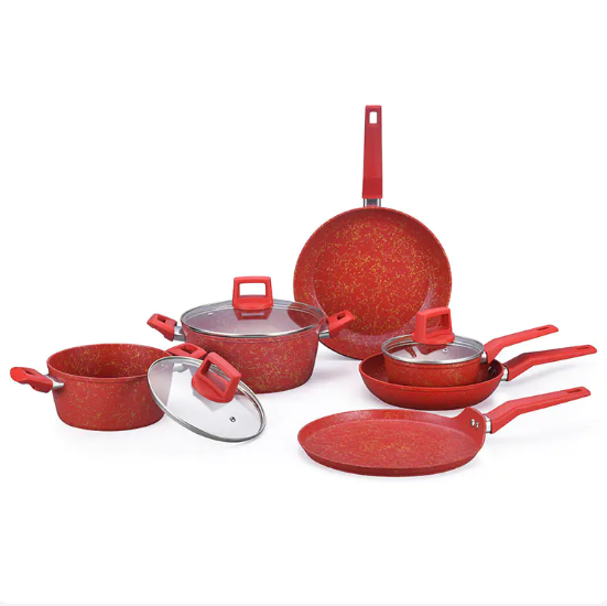 Silk Road Heat Resistant Panting Set Pot Forged Cookware