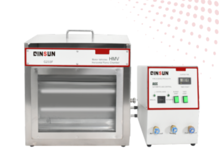 Fabric horizontal burning tester