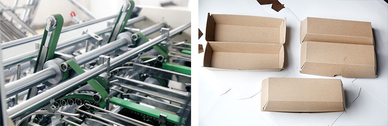 Full Automatic Fourfold Folder Gluer Machine for Cardboard Box Production