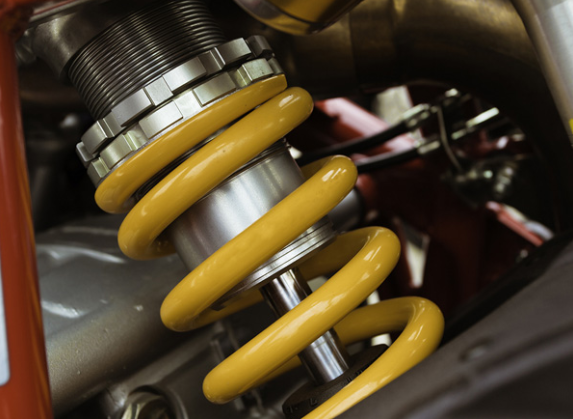 Automobile spring powder coating