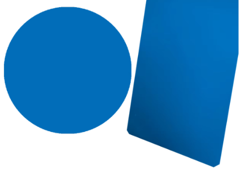 Blue Matte Powder Coating