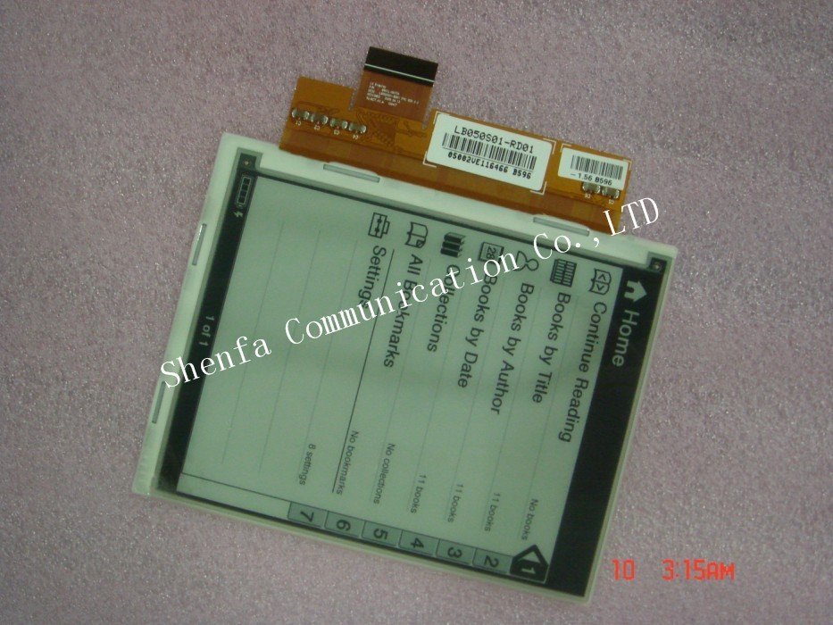 Whlesale новый оригинальный 5 дюймов e-чернил ЖК-дисплей LB050S01-RD01 ЖК-дисплей для чтения электронных книг