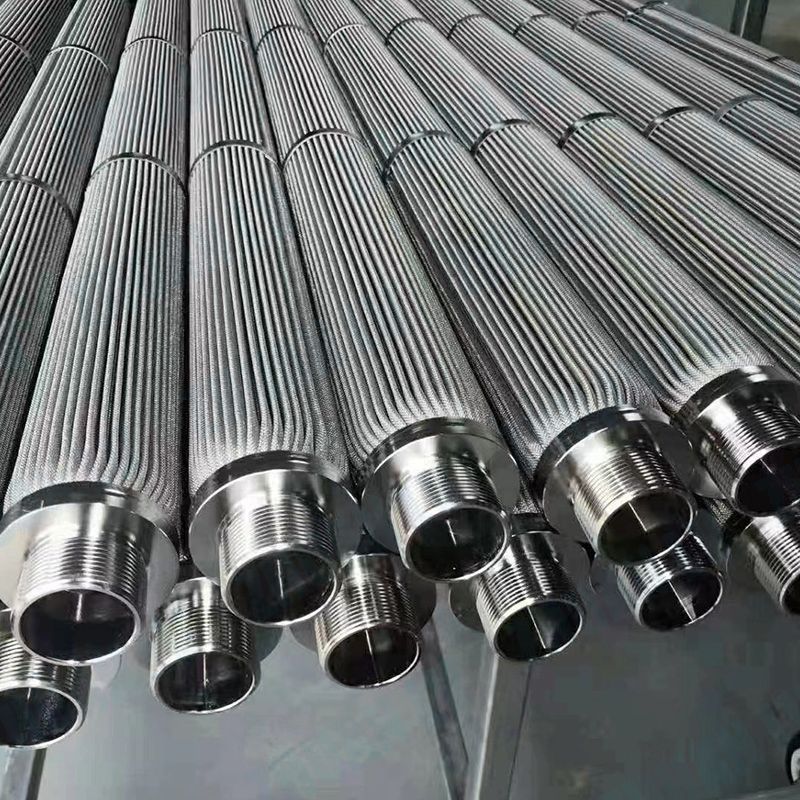 stainless steel pleated filter cartridge
