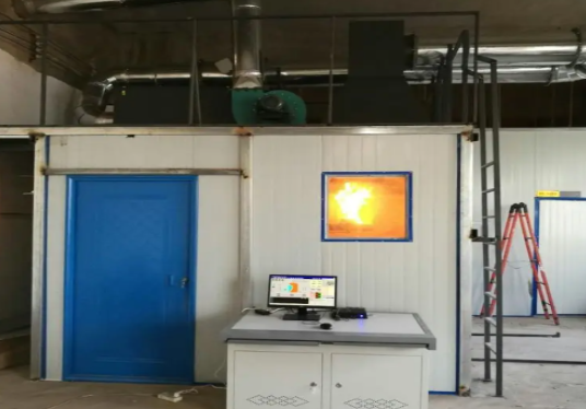 Building material products single combustion tester