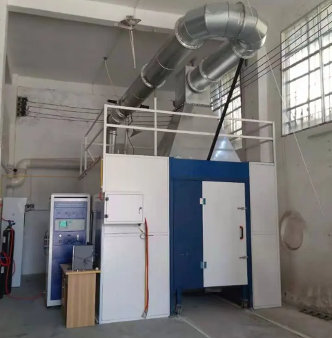 Building material products single combustion tester