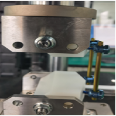 Spinal Pedicle Screw-Rod System Compressive Fatigue Testing Machine
