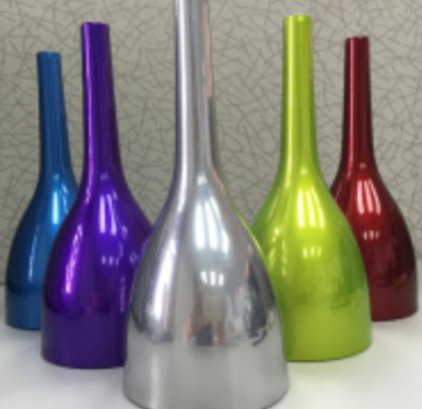 560℃ High Gloss Mirror Chrome and Metallic Bonding Powder Coating