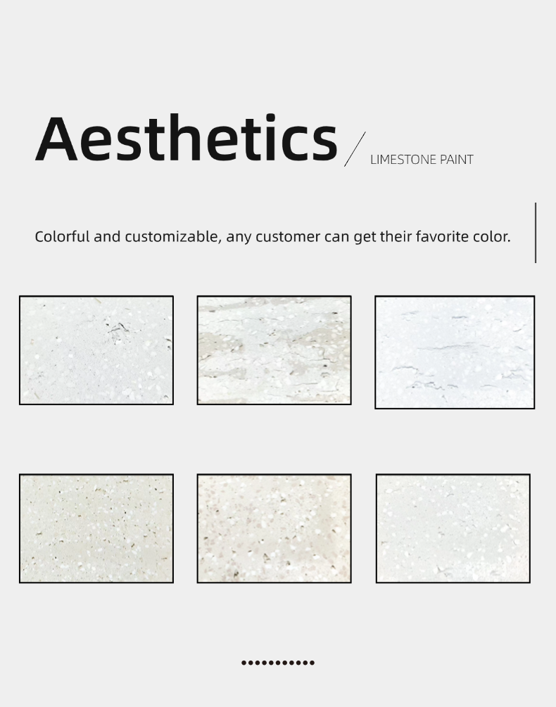 Lime stone wall texture paint has unique texture and beautiful effect. Blue Kingfisher brand high-quality product