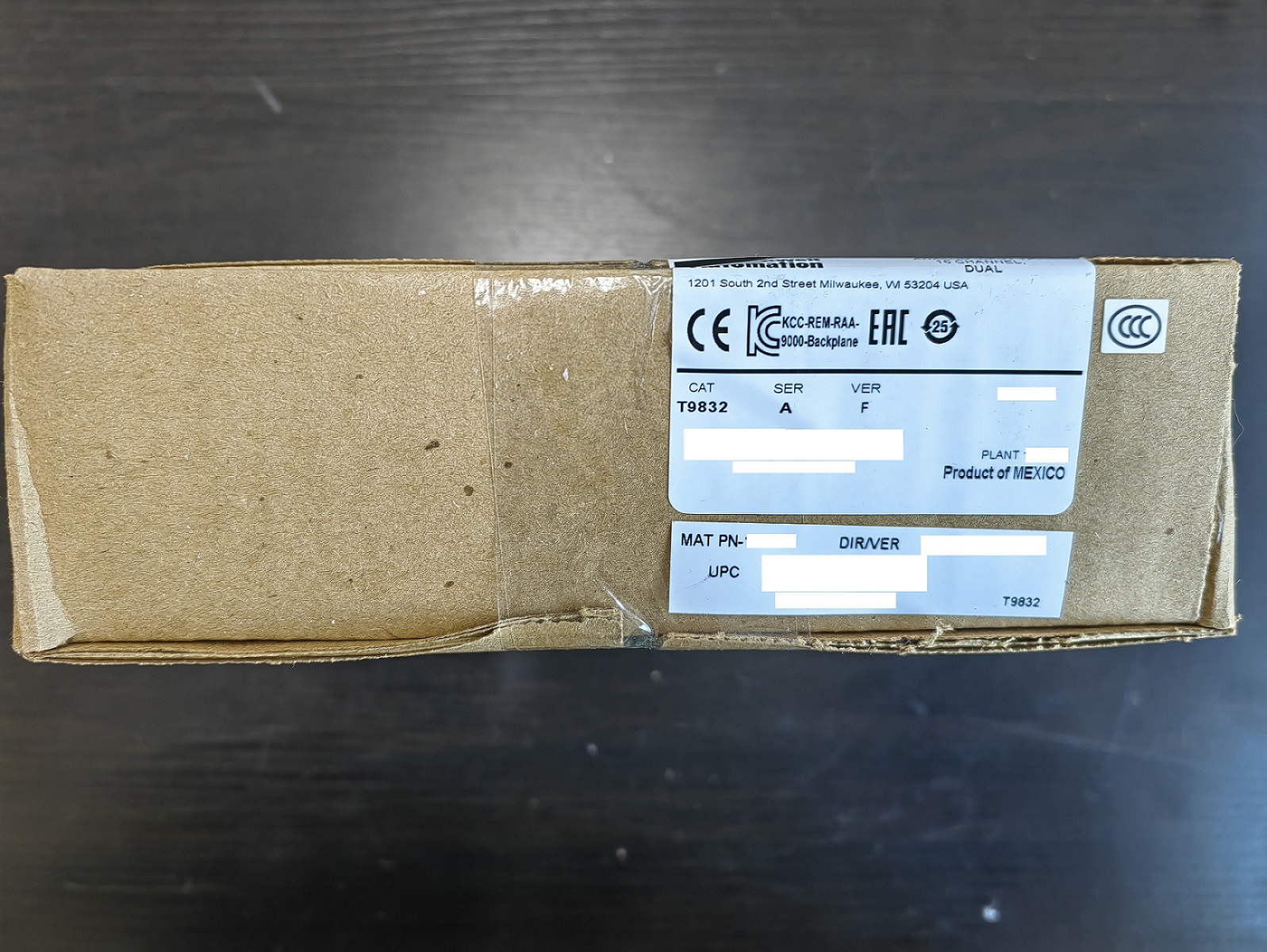 T9831 T9832 T9833 Analog Input TA