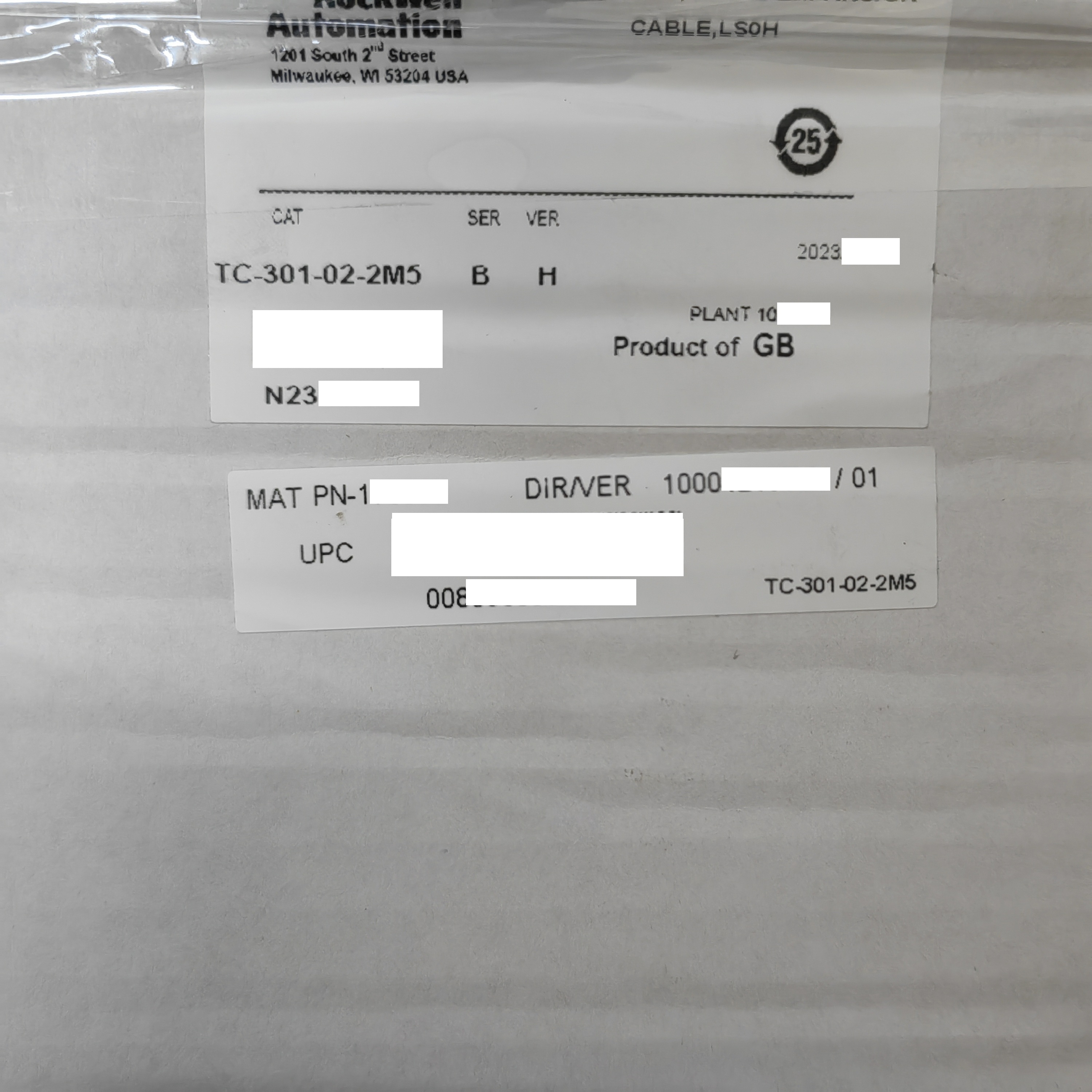 TC-301-02-2M5 Local Expansion Cable