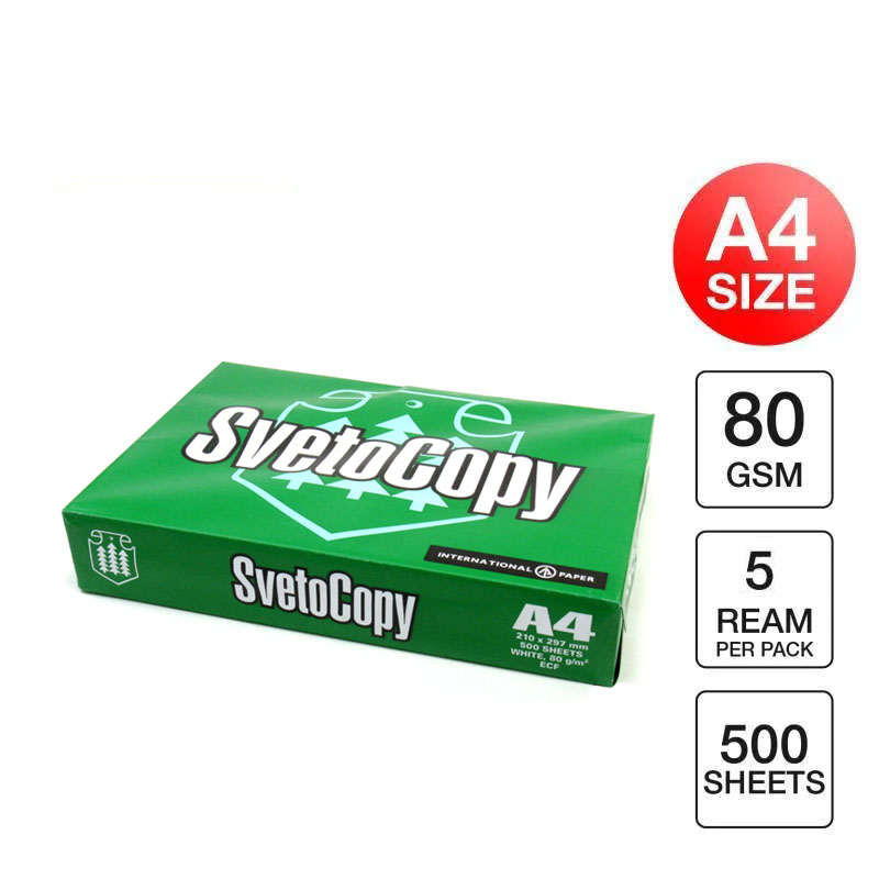 Sveto copy A4 80 gsm office paper