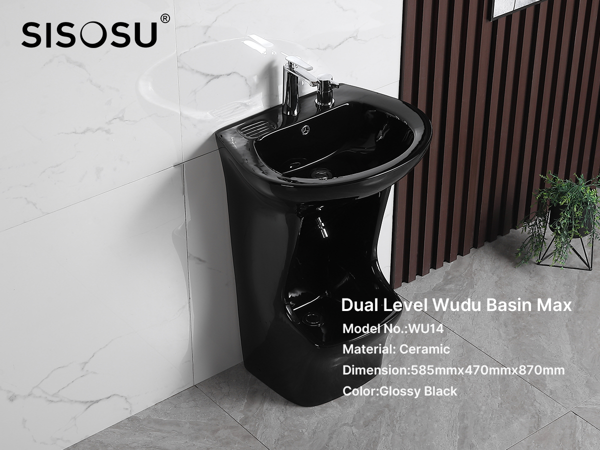 WU14 Dual levels wudu basin max