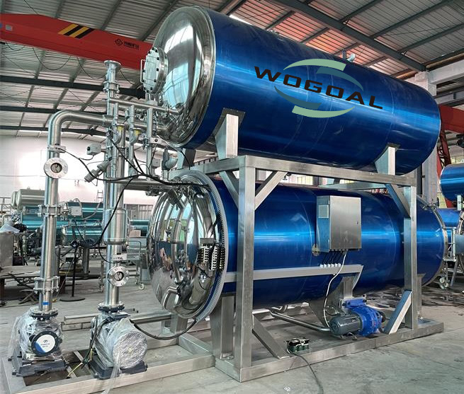 Glass jar food sterilization equipment horizontal retort autoclave