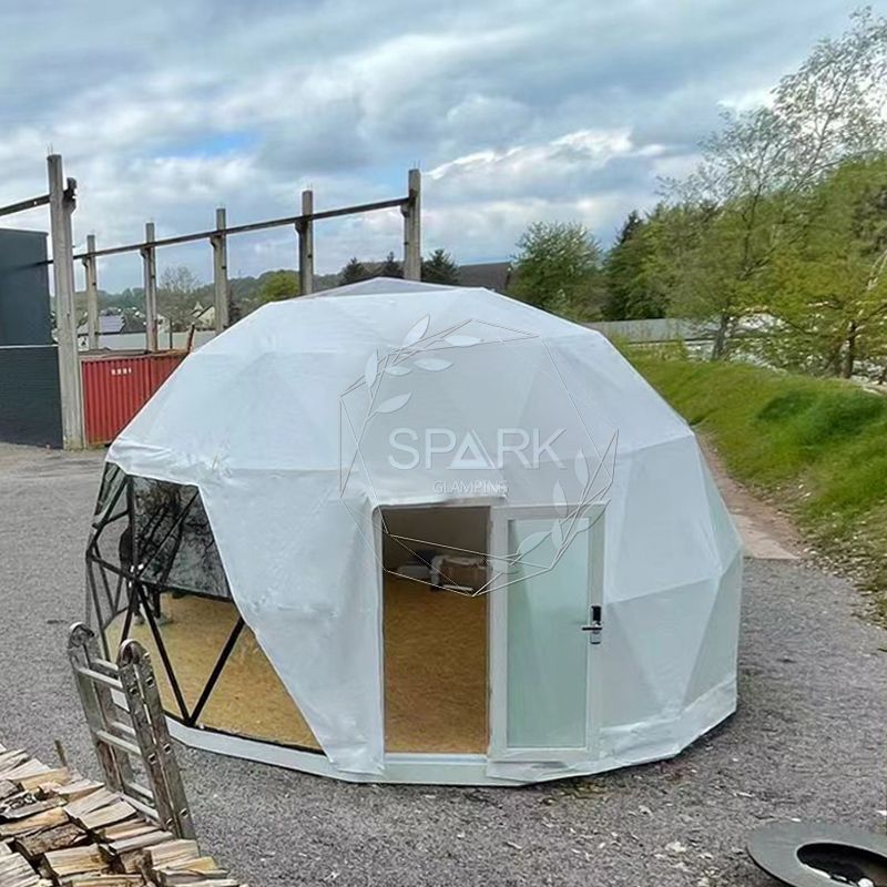 PVC Glamping Dome with Glass Viewing Window