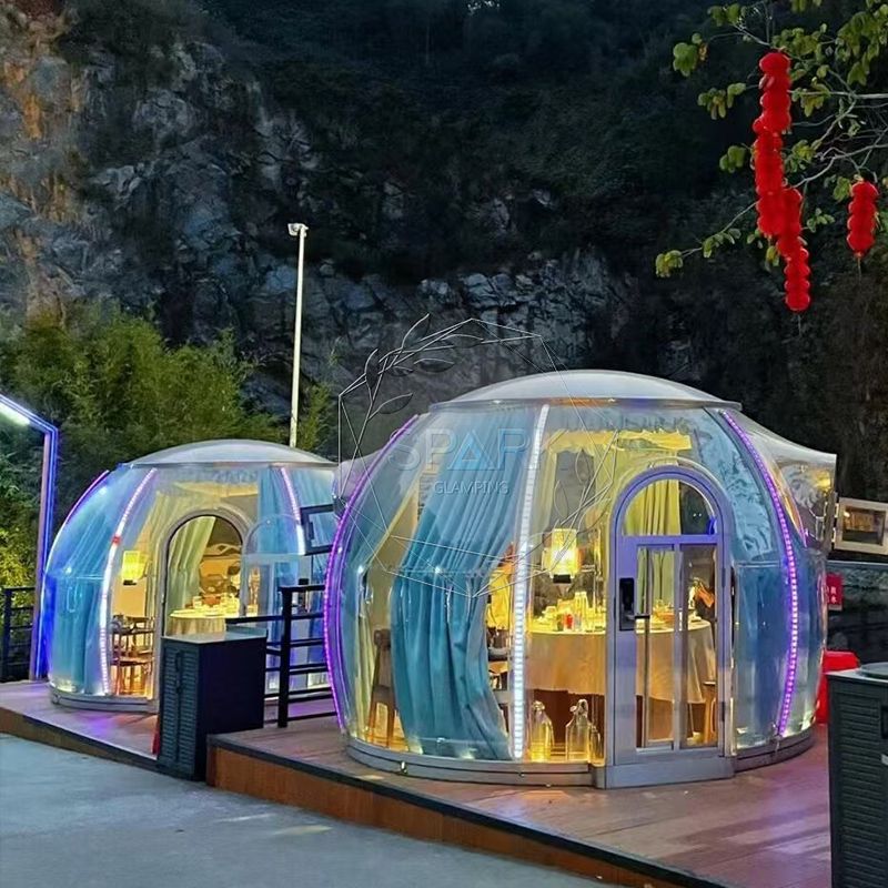 360° View Clear PC Dome Tent