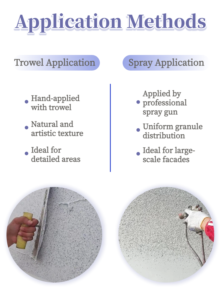 Blue Kingfisher Liquid Granite Paint | 3D Stone Effect, Eco-friendly Exterior Coating