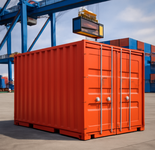 Container powder coating