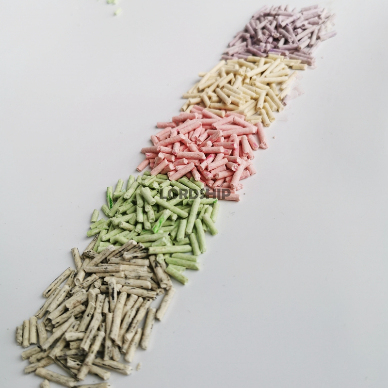 Cylinder natural tofu clumping cat litter