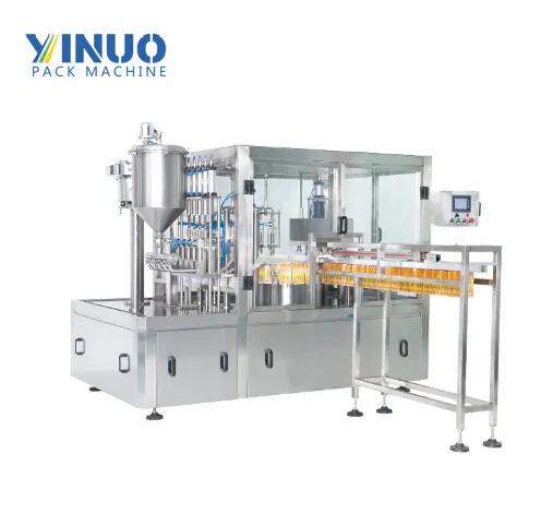 Automatic Spout Pouch Filling and Capping Machine for Soy Milk, Milk & Milkshake Packaging