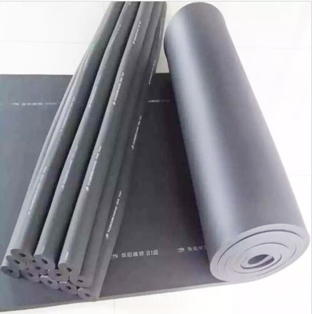 Rubber foam sheet