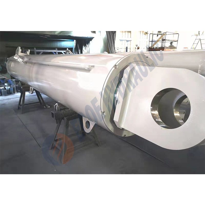 Custom Stroke 360mm Hydraulic Cylinder in Luffing Equipment