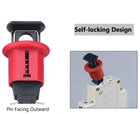 Pin Type Circuit Breaker Lockout Safety Mini Miniature Circuit Breaker