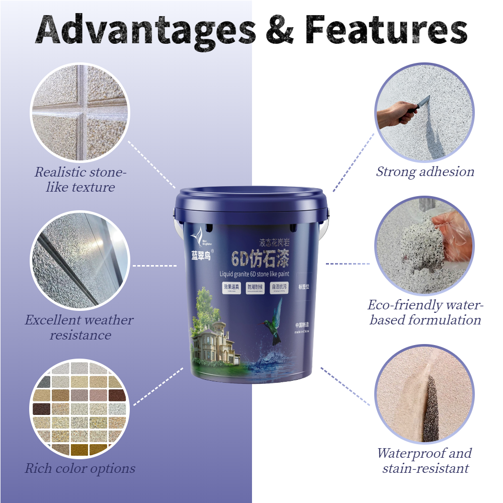 Голубой зимородок, наполненный водой песок | теплоизоляционное и энергосберегающее покрытие наружных стен имитацией камня