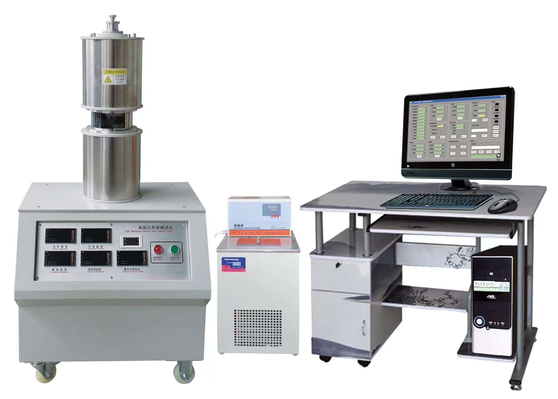 Fully Automatic High-Temperature Specific Heat Capacity Tester，fully automatic thermal analysis equipment for metals and composites