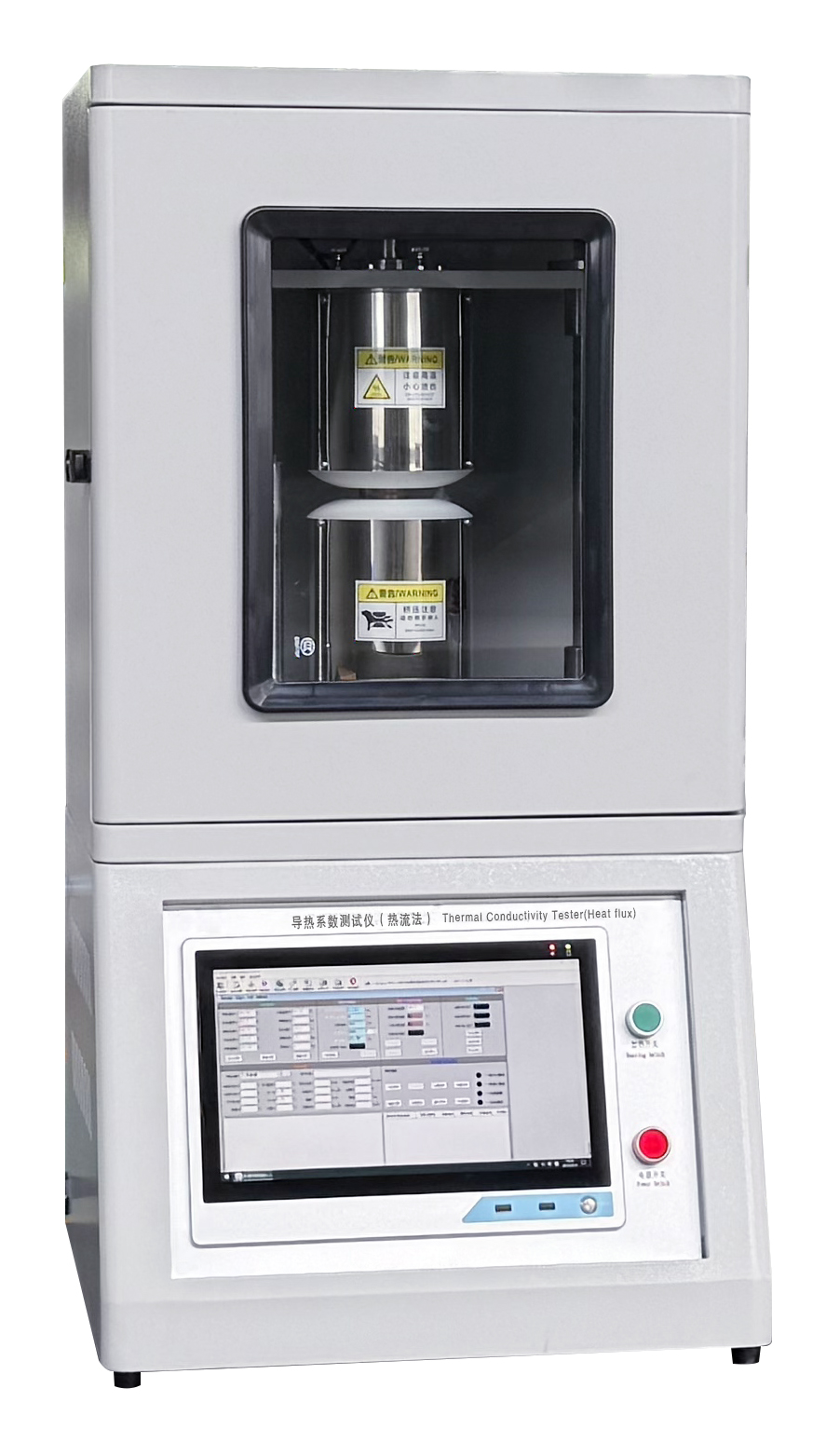 Thermal Conductivity Tester (Heat Flow Method)，ASTM D5470 heat flow thermal conductivity measurement device