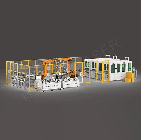 Automatic lithium battery pack production line
