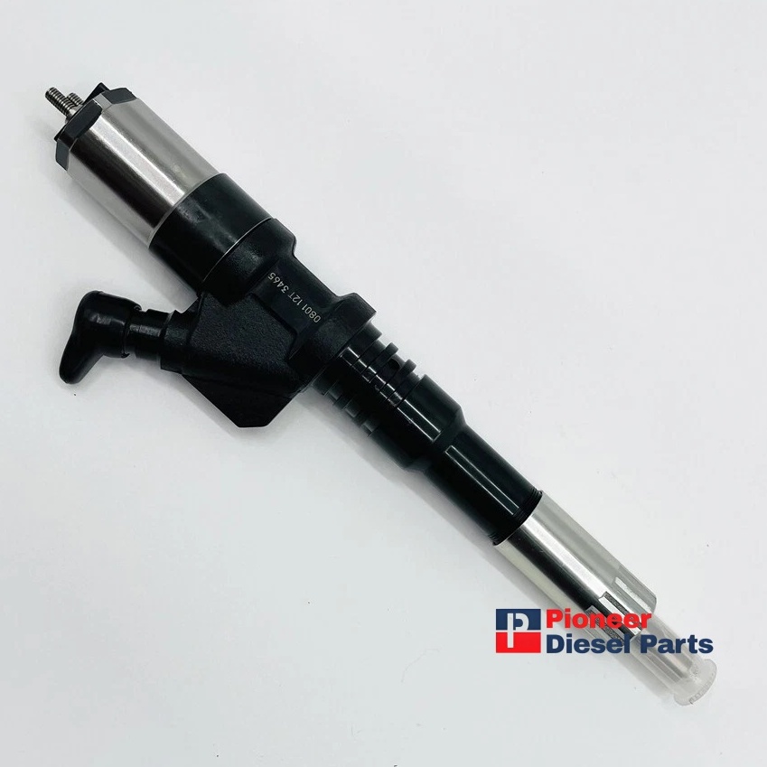 Common Rail Injector 095000- 1211 for Komatsu Engine S6D125 Excavator PC400 PC450-7