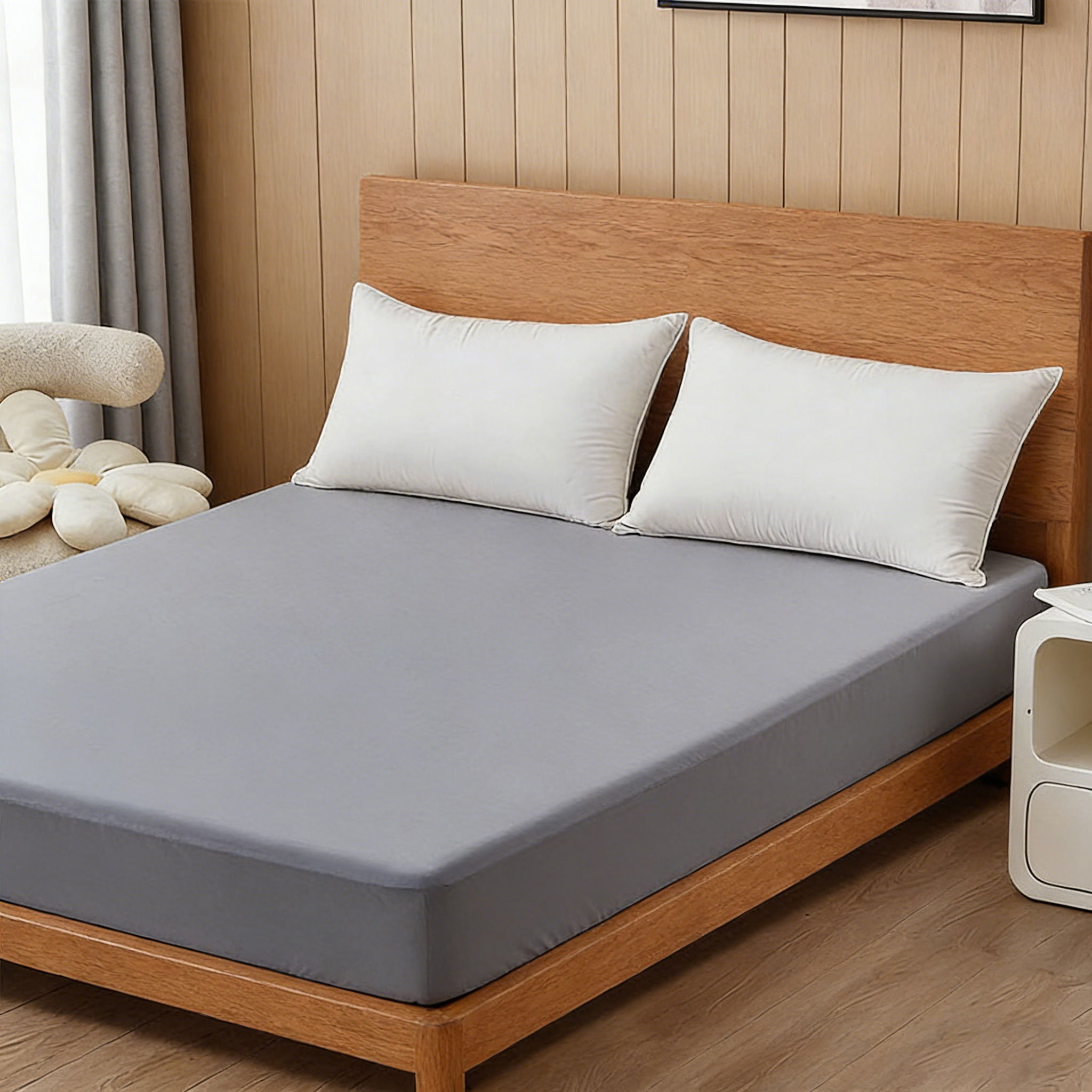 Luxurious Comfortable Tencel Mattress Protector Mattress Cover Mattress Pad