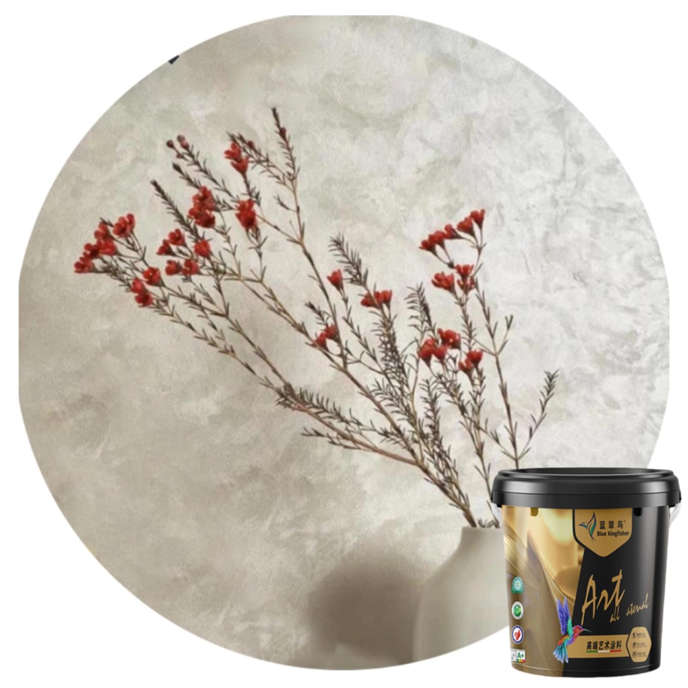 蓝翠鸟 简修天鹅绒覆盖漆 | 旧墙翻新神器 遮盖涂料