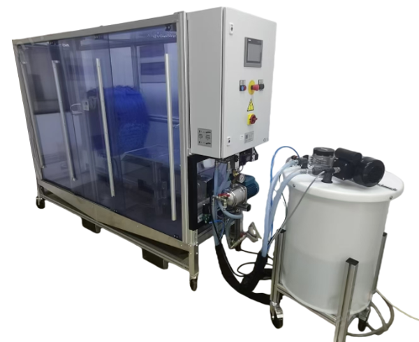 ISO 20566 Wheel Hub Scratch Resistance Laboratory Simulated Car Wash Testing Machine