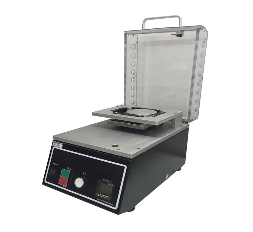 abrasion tester for perforated leather materials