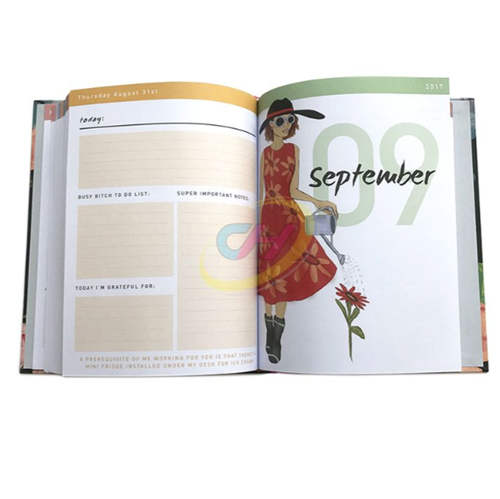 Floral Hardcover Daily Planner 2026