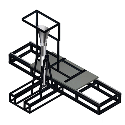 Cargo liner fire resistance test equipment