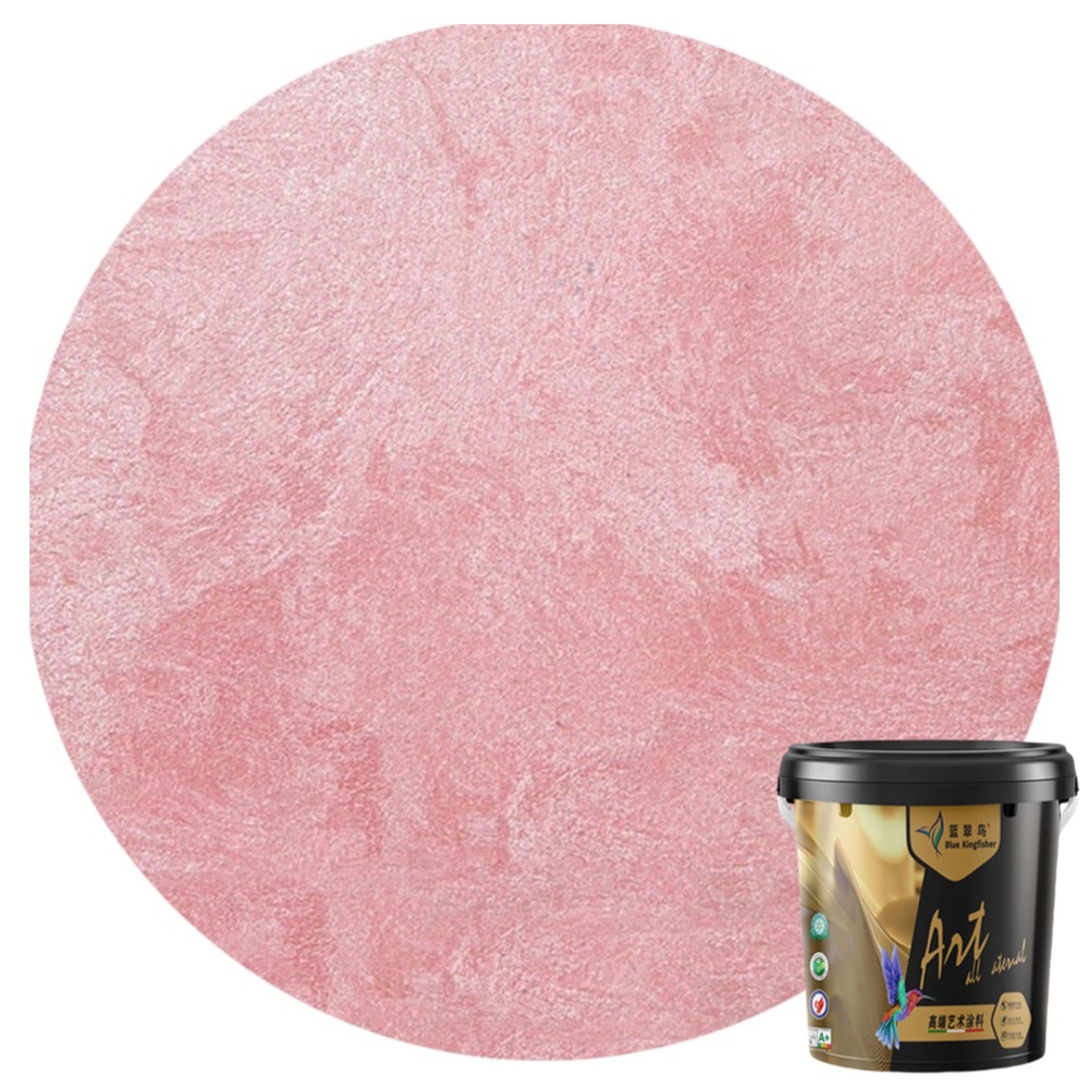 Бархатная текстурная краска Blue Kingfisher для дизайна интерьера, высококачественная краска для отделки стен