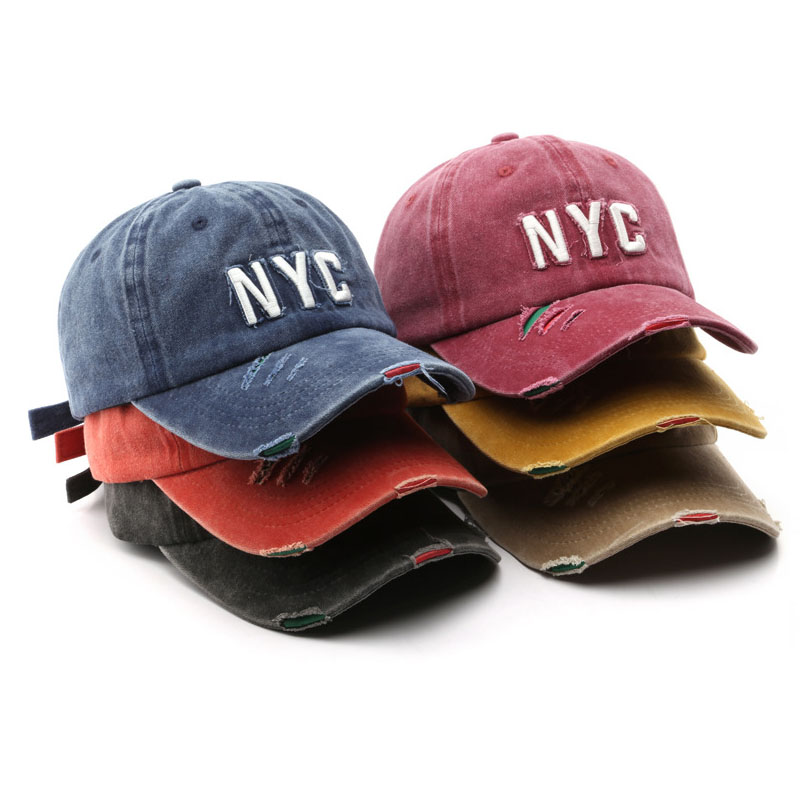 custom distressed hats