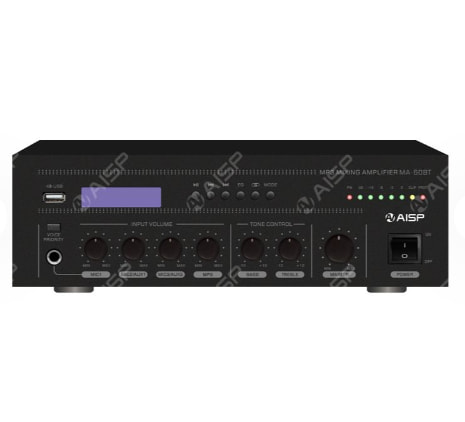 MA-60BT 60W USB/BT Mixer Amplifier with 3MIC&2AUX