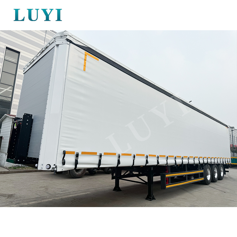 3 Axle Side Curtain Semi Trailer