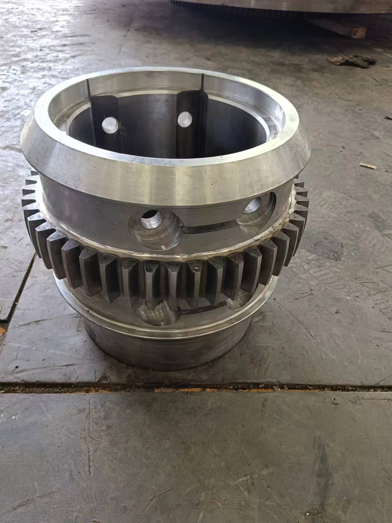 Toothed Bushing，customize mechanical components, casting forging, 