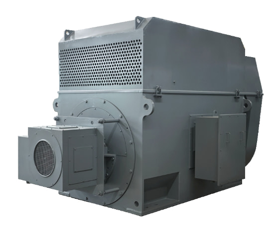 High voltage slip-ring motors