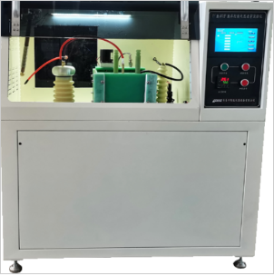 Air chamber breakdown voltage tester for components