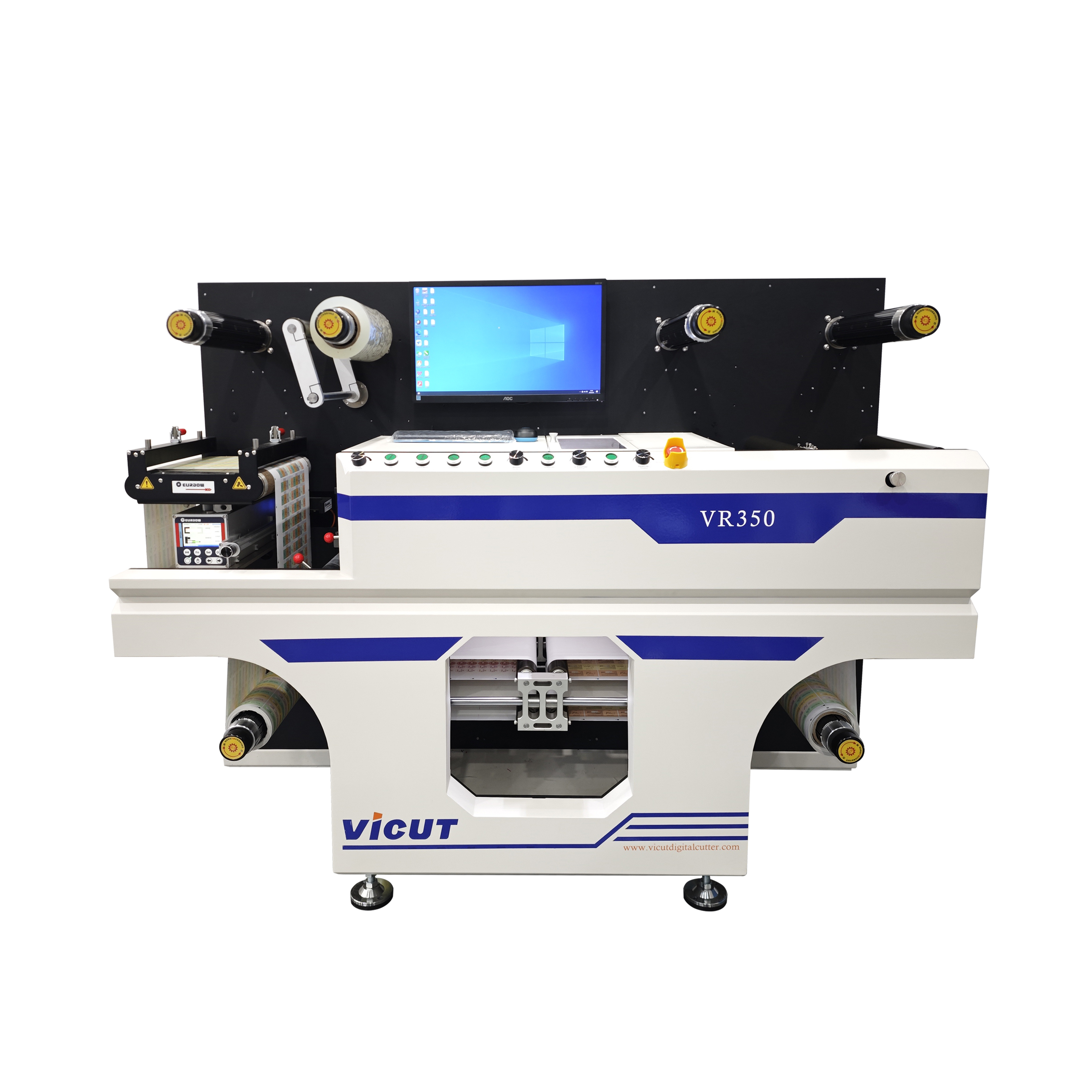 Multiple Blades Digital Label Cutter VR350
