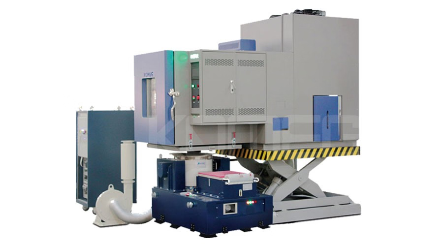 Lab combined environmental test chamber with shaker