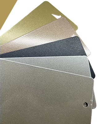 Transparent powder coating