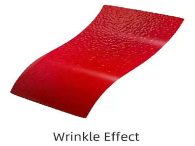 Super leveling powder coating