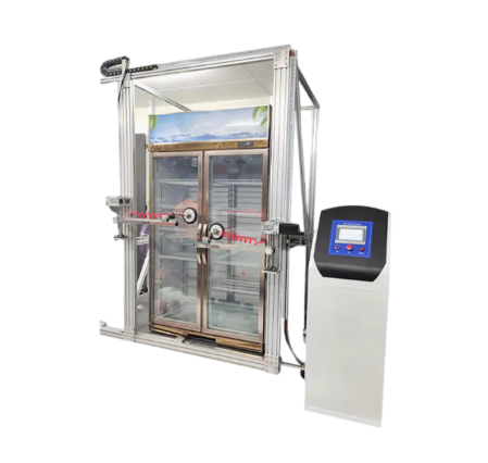 Durability Tester for Left/Right Opening Refrigerated Display Cabinet Doors